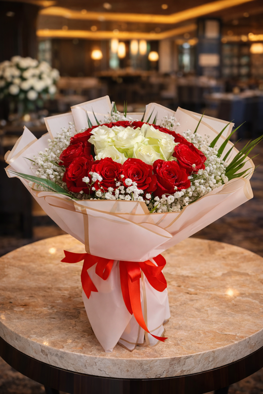 Love and Care Red Rose Bouquet
