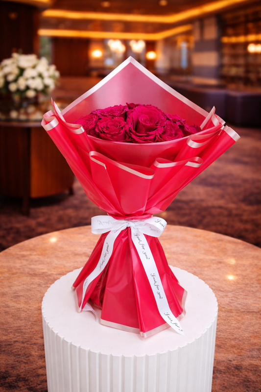 Exquisite Red Roses Bouquet